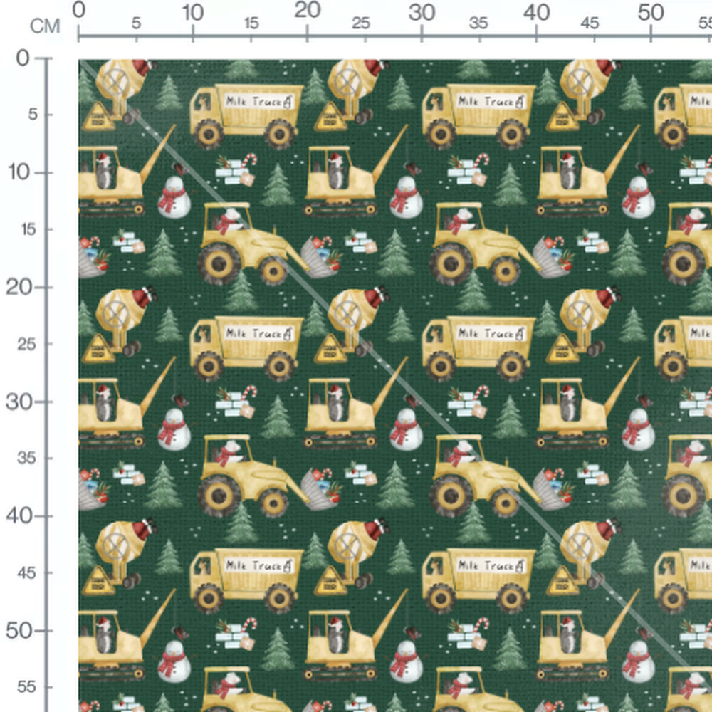 Tissu - Voitures vintage monochromes