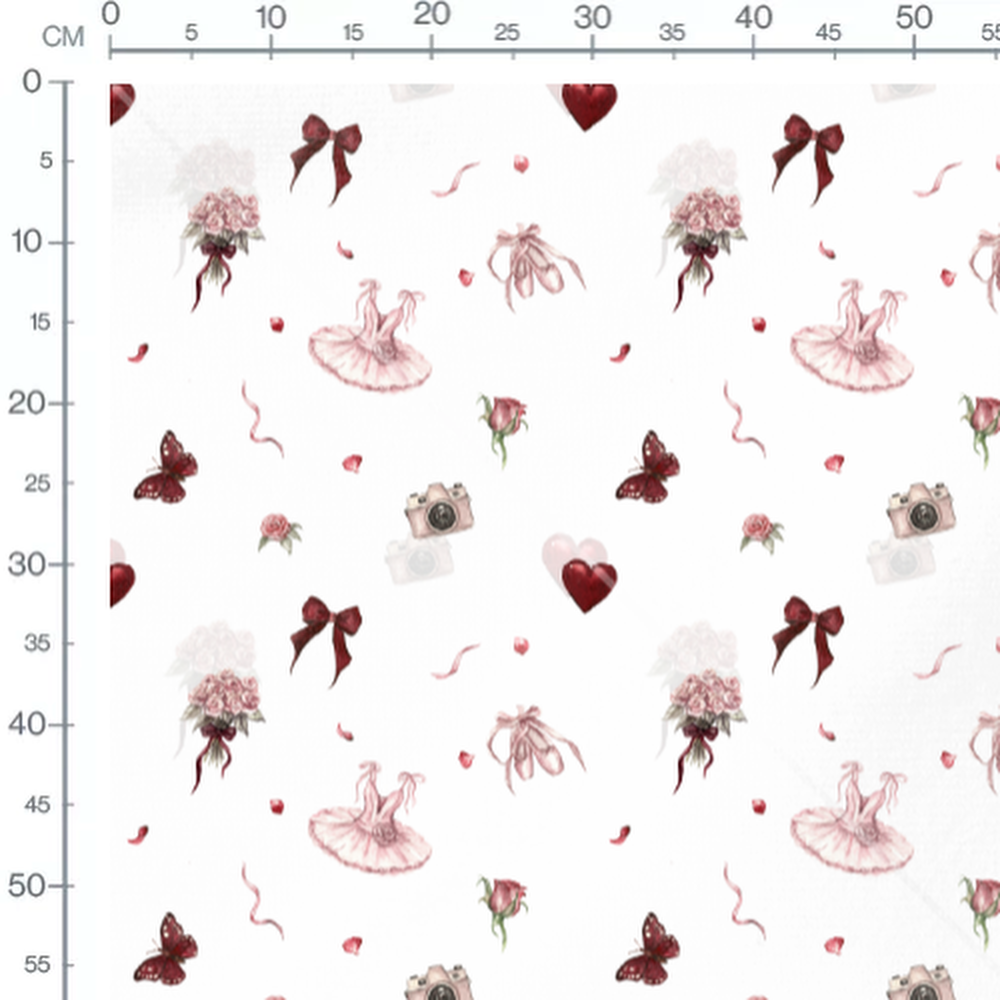 Tissu - Éléments de danse rose