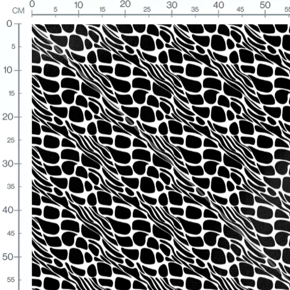 Tissu - Rayures zébrées dynamiques