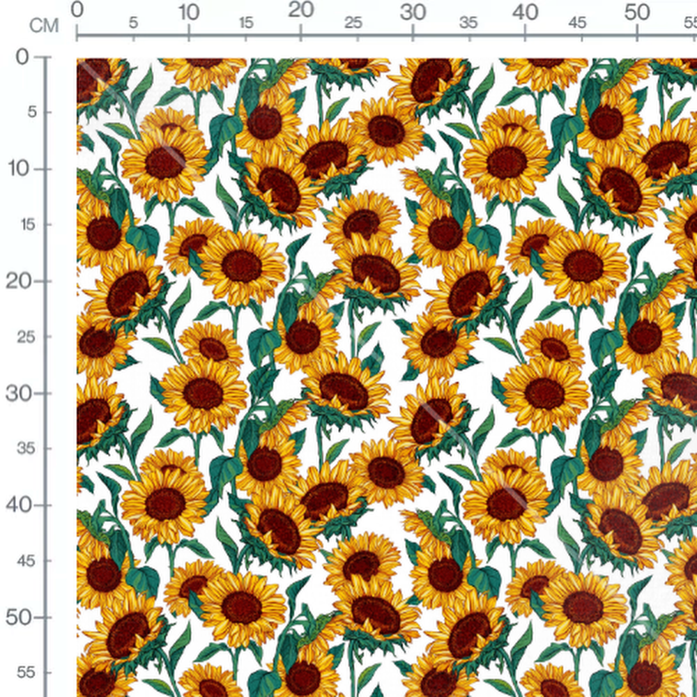 Tissu - Souris couronnées sur beige