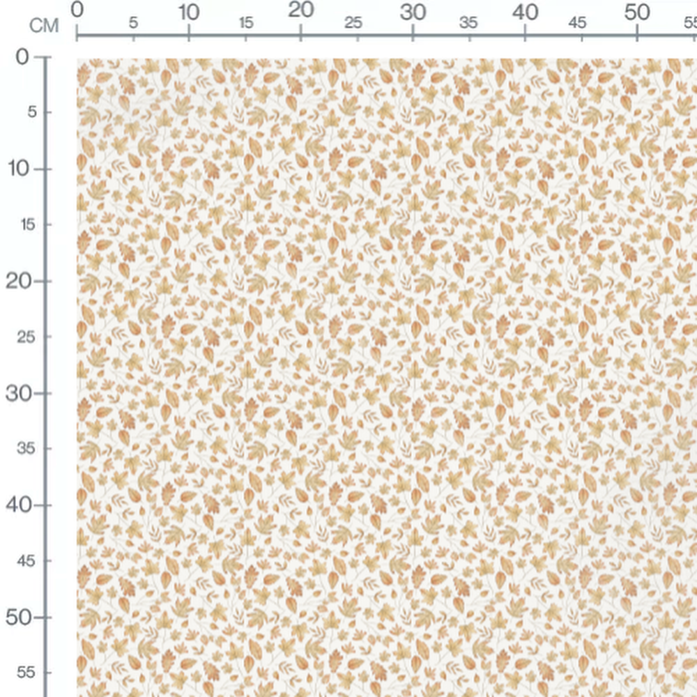 Tissu - Feuilles d'automne aquarelle