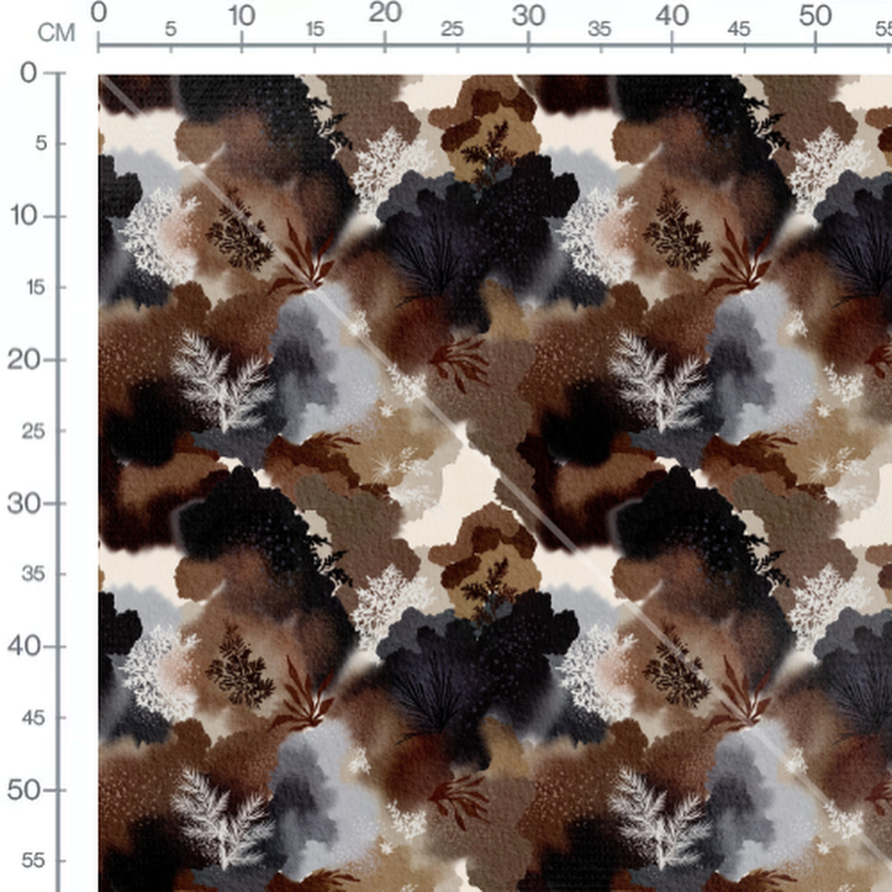 Tissu - Glands et points beige doux