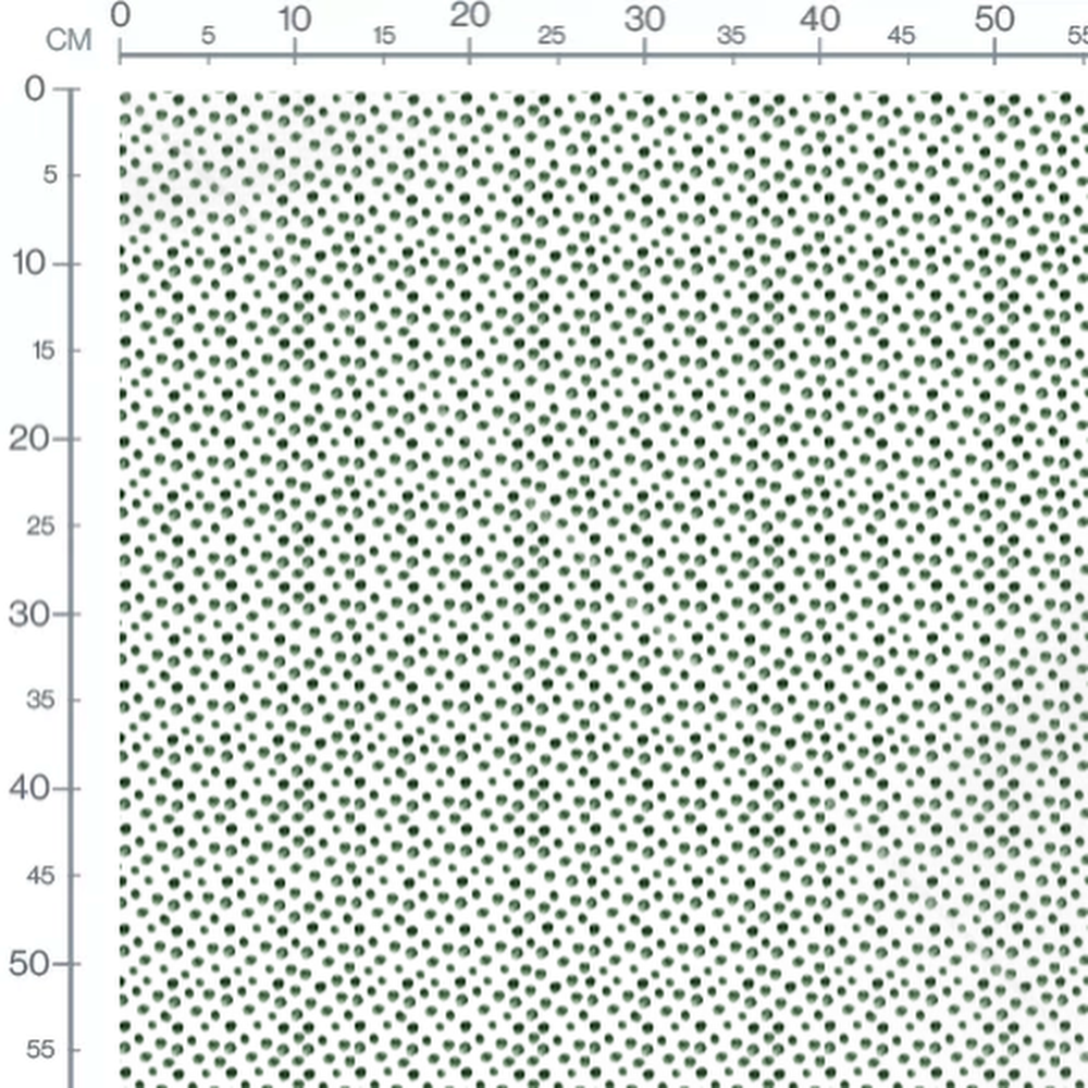 Tissu - Pois verts aquarelle