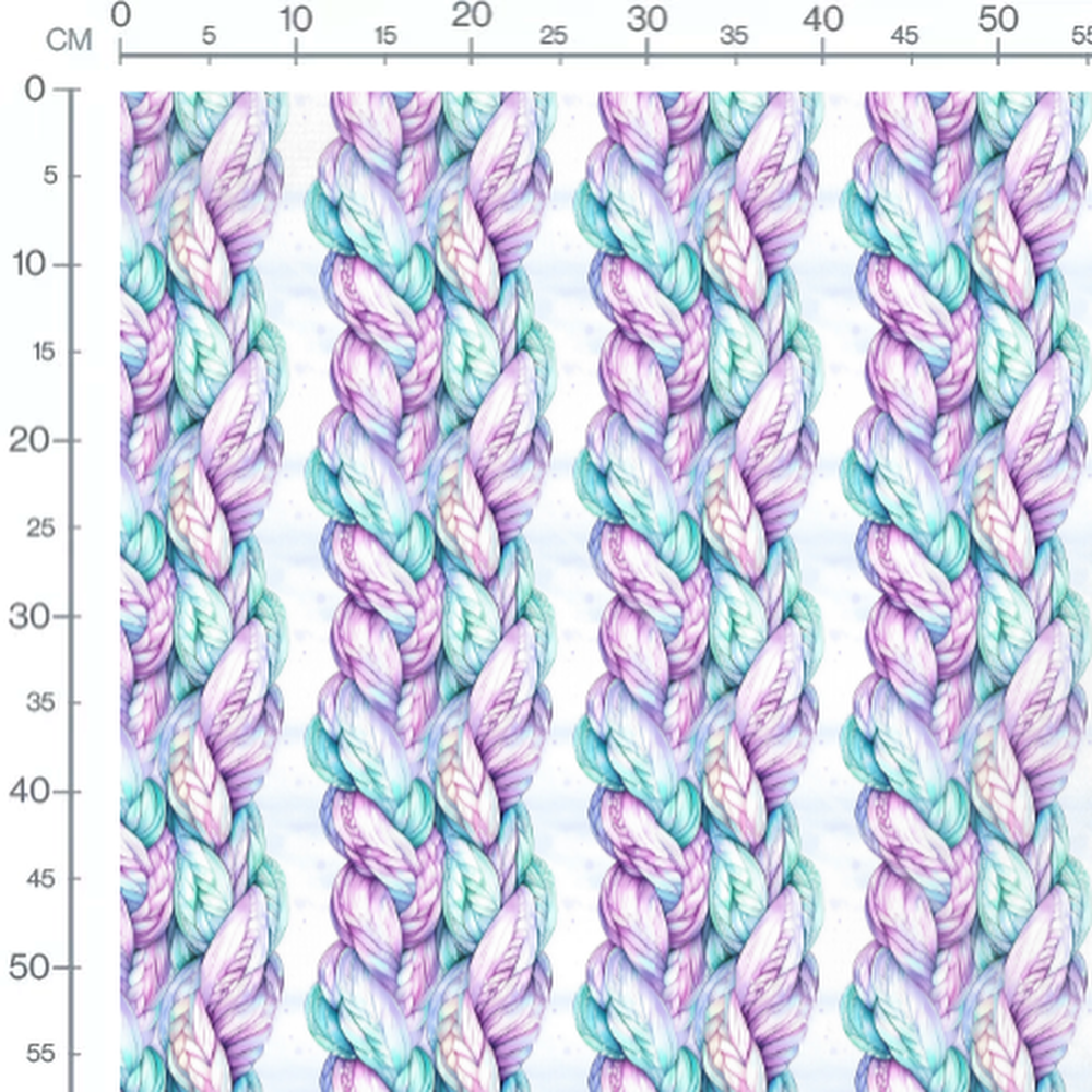Tissu - Tissu Tresse Hiver