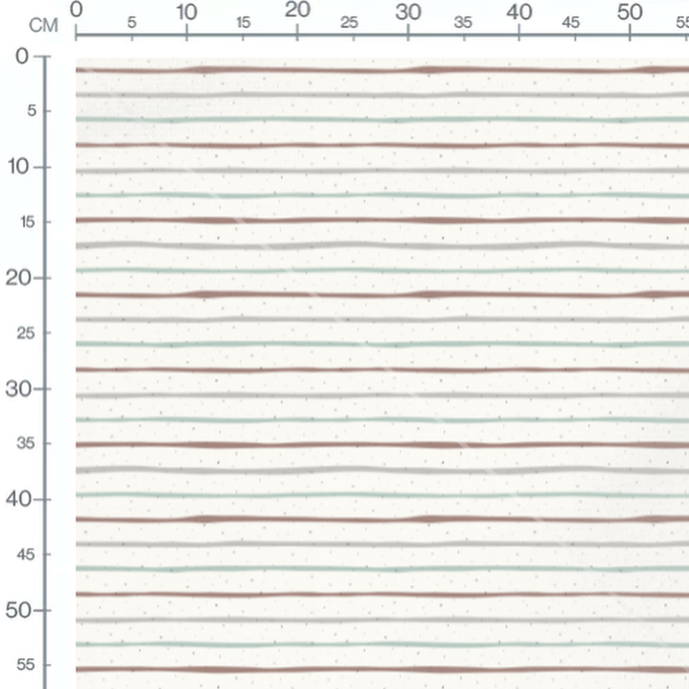Tissu - Rayures vertes et grises blanches