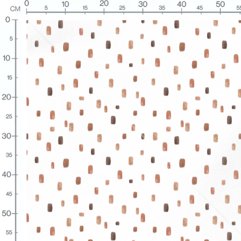 Tissu - Motifs géométriques beige 2