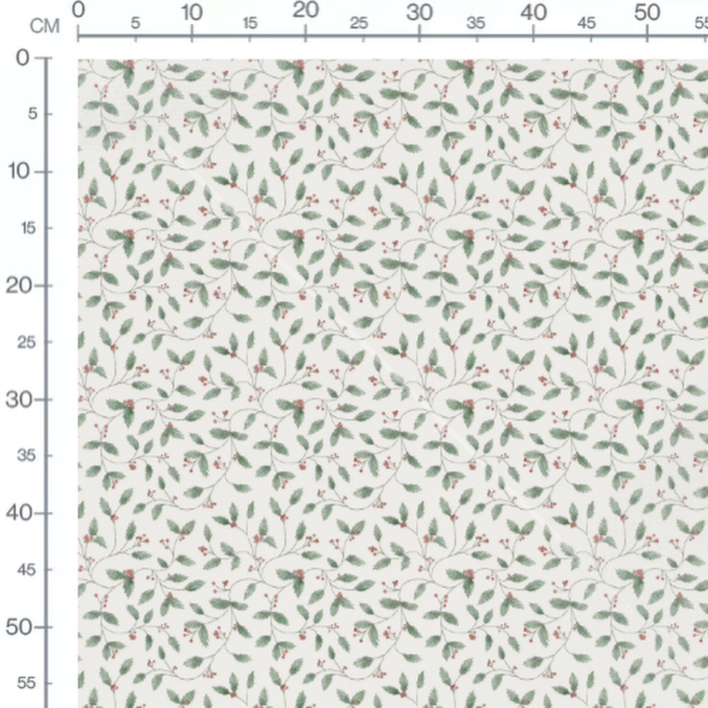 Tissu - Branches entrelacées délicates