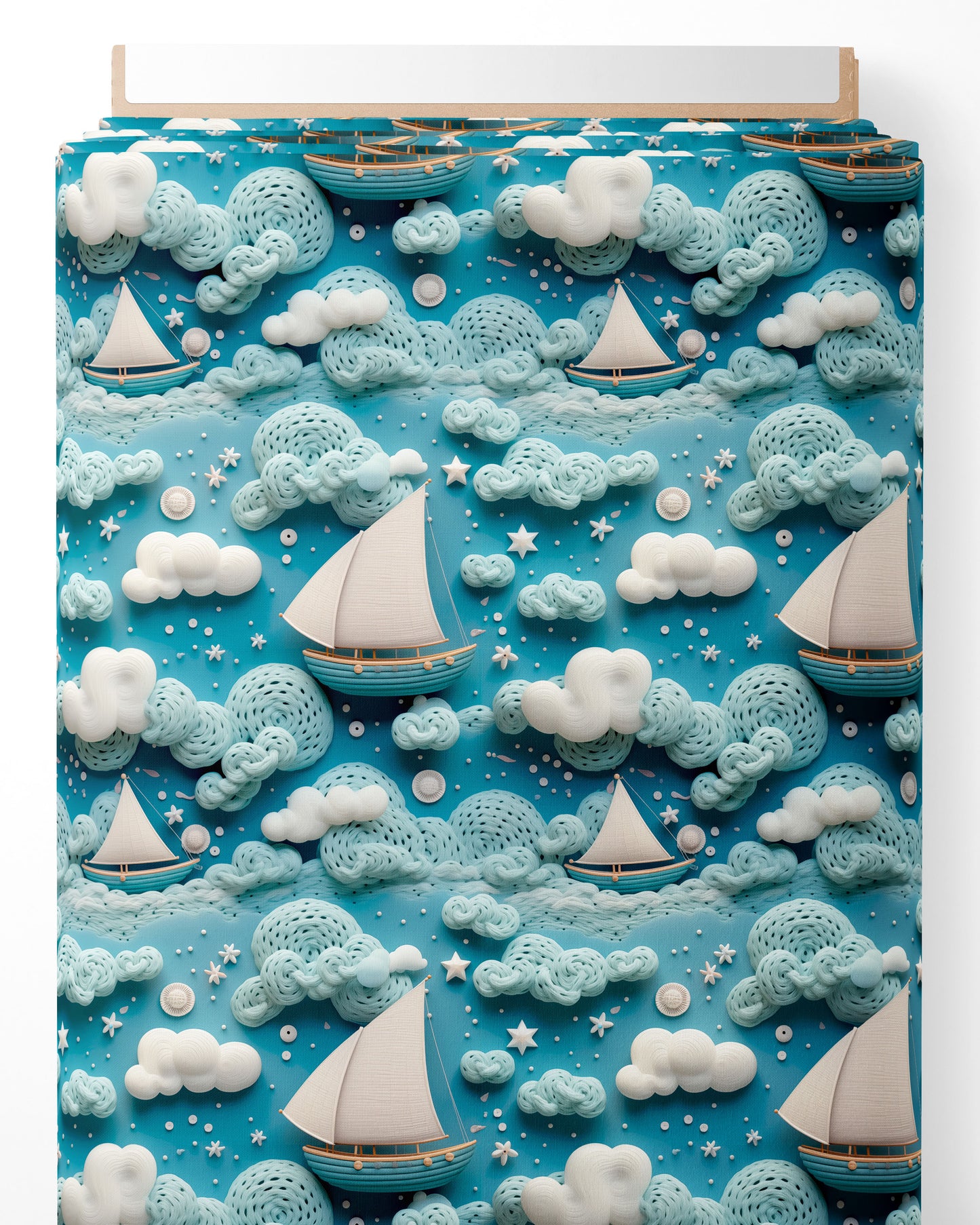 Tissu - 3D Bateaux 1