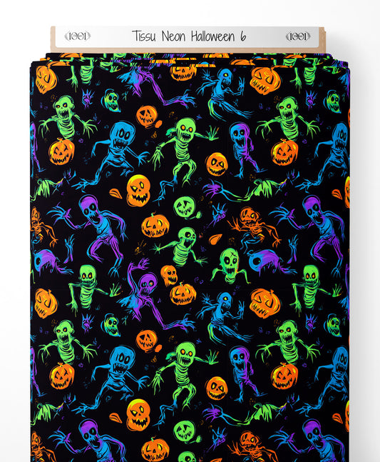 Tissu - Neon Halloween 6