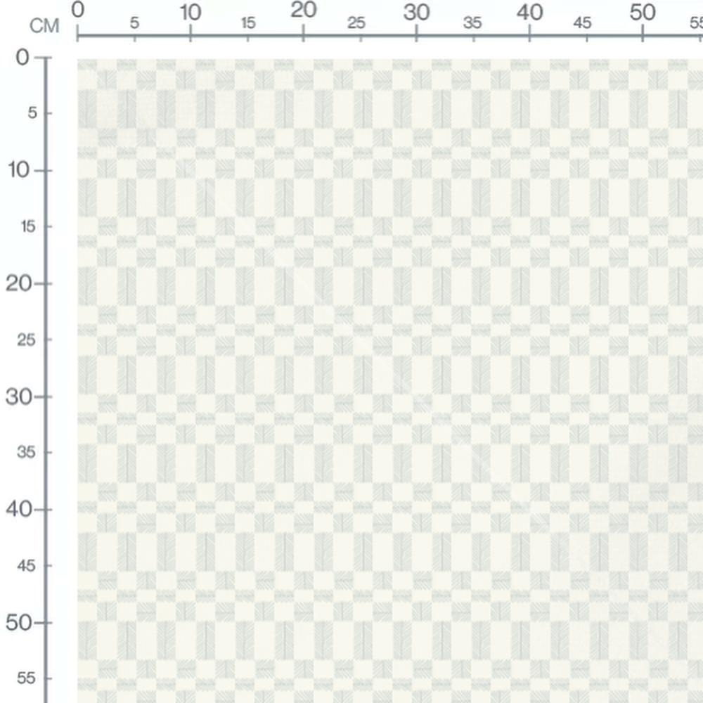 Tissu - Chevrons gris sur blanc