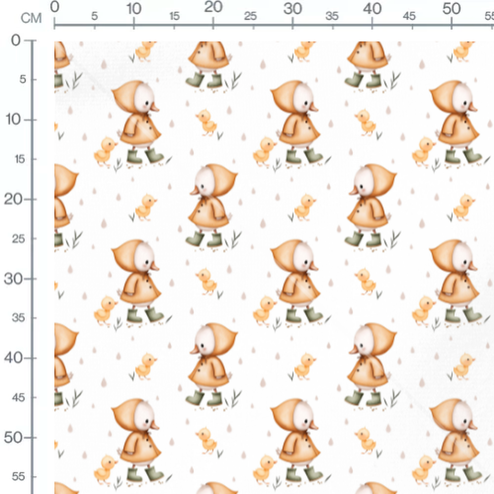 Tissu - Canards en imperméable