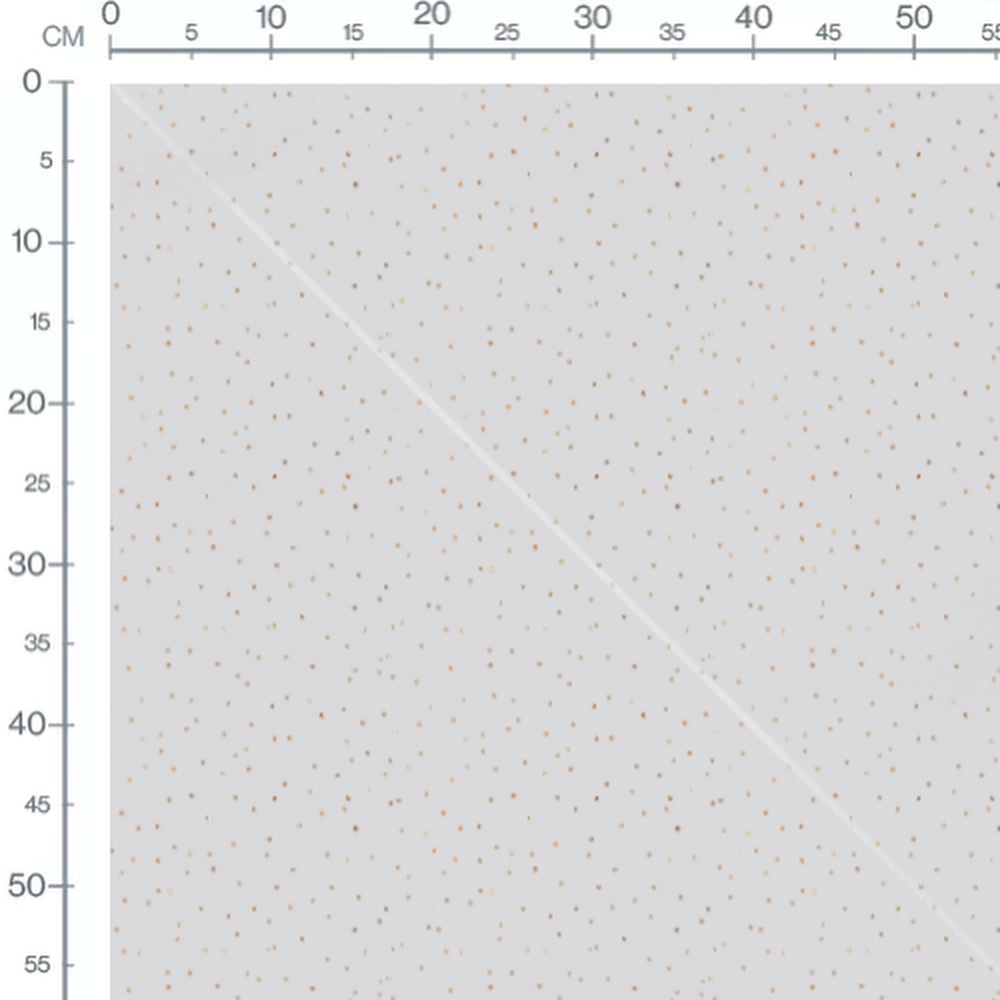 Tissu - Pois dorés sur fond gris