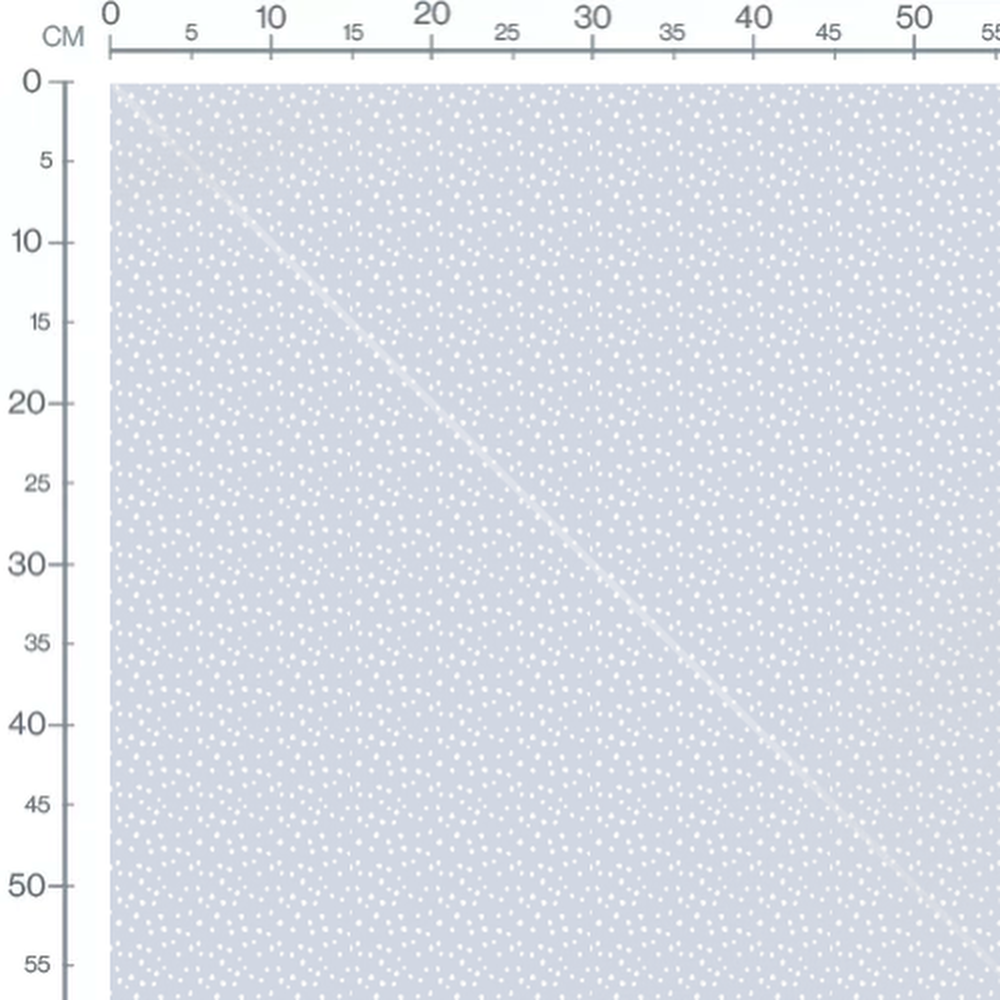 Tissu - Pois blancs sur bleu clair