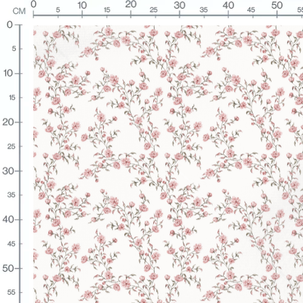 Tissu - Branches entrelacées élégantes