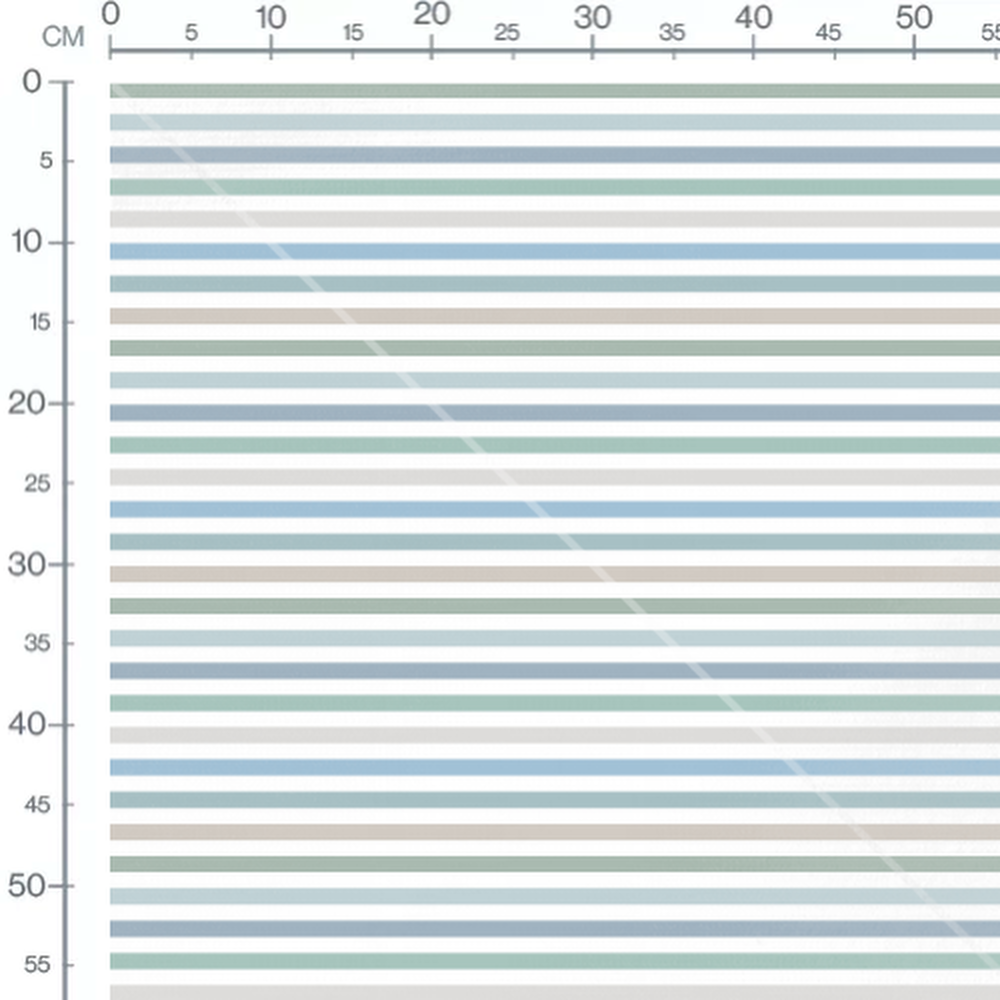 Tissu - Rayures pastel bleu et vert