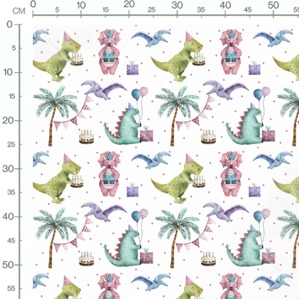 Tissu - Dinosaures fête et cadeaux