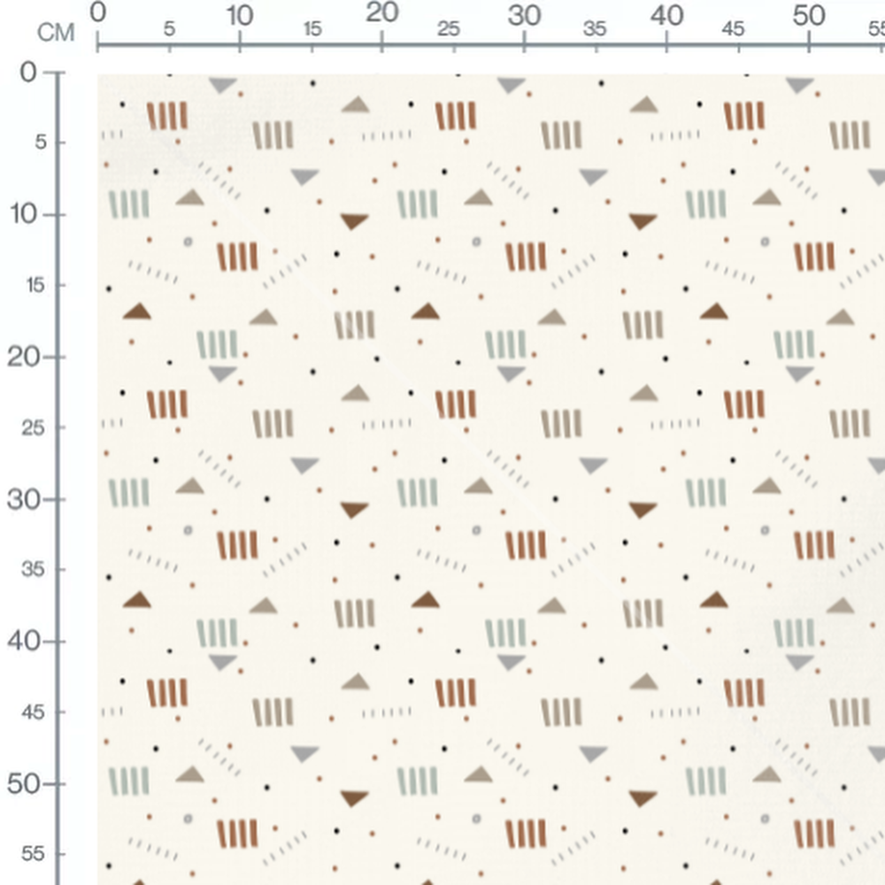 Tissu - Motif géométrique abstrait