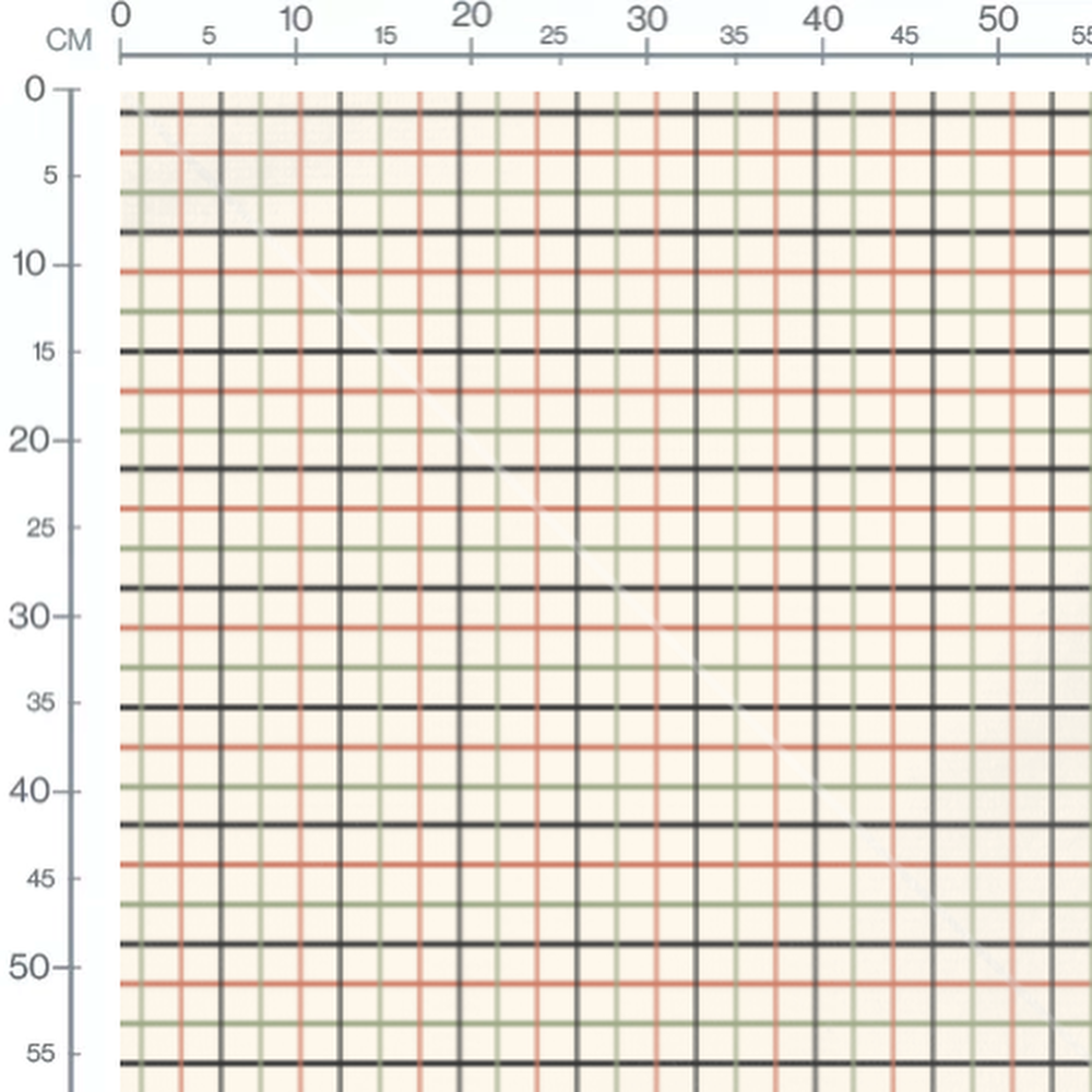 Tissu - Carreaux multicolores sur fond
