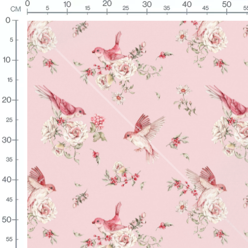 Tissu - Dinosaures et œufs