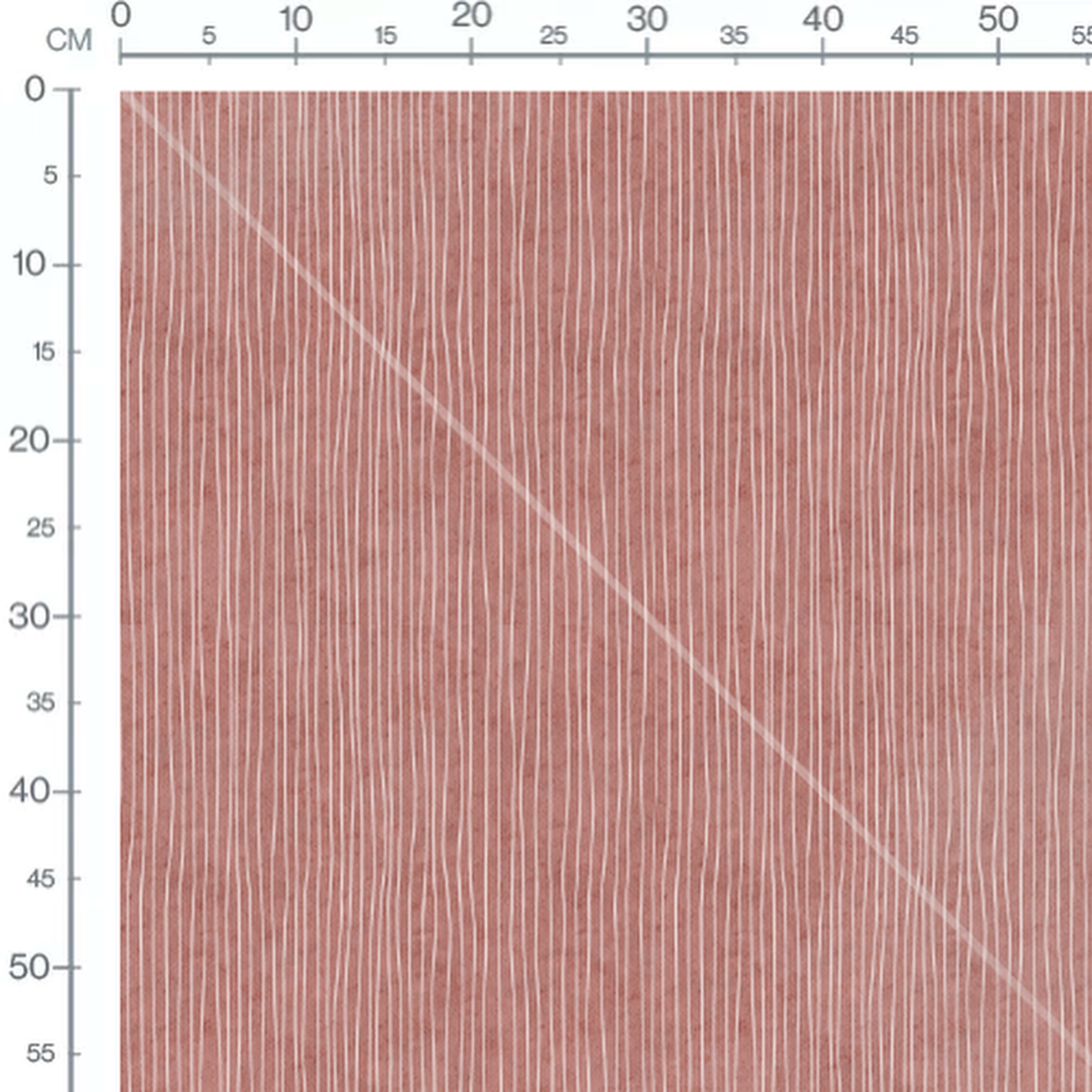 Tissu - Rayures ondulées sur fond rose