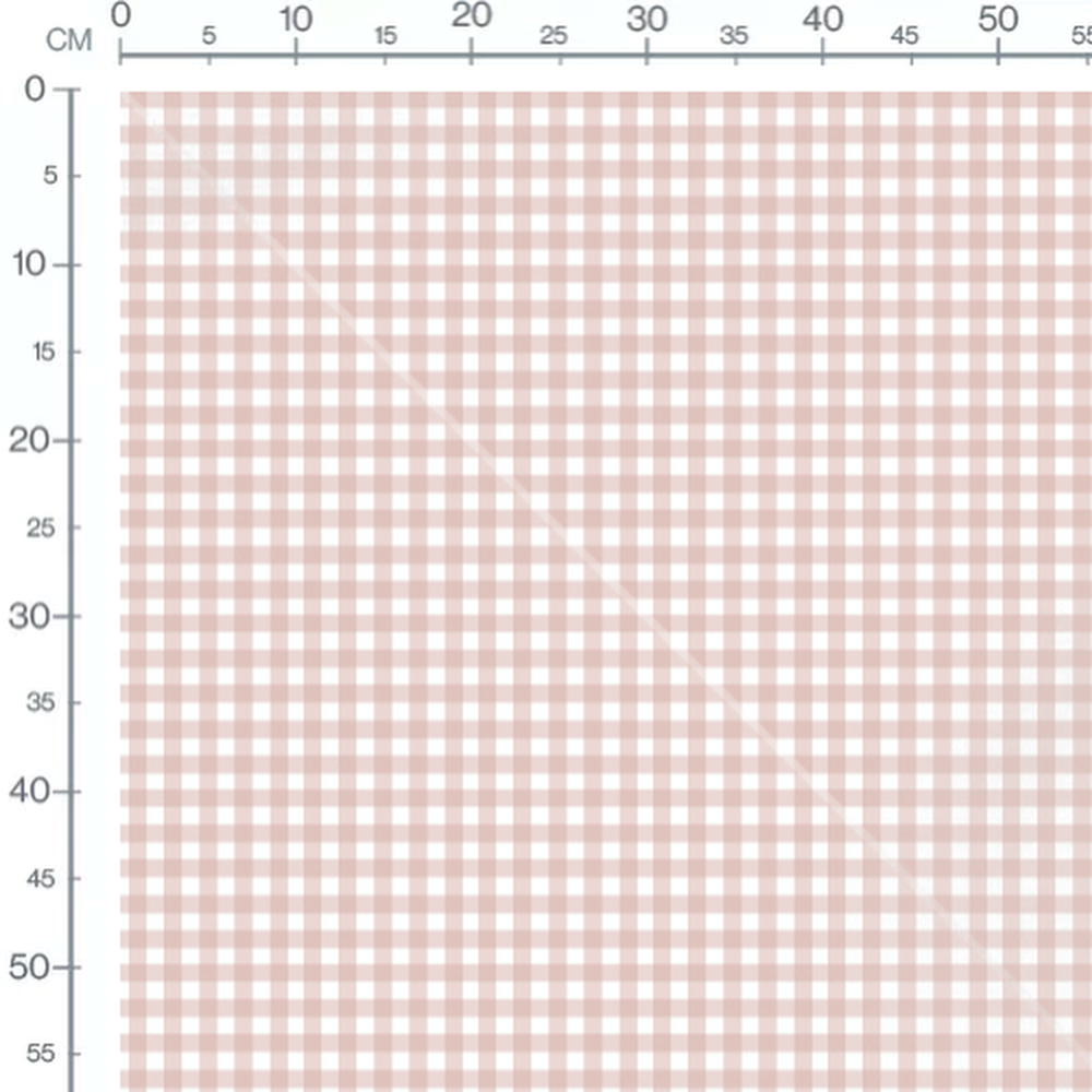 Tissu - Carreaux rose pâle simple