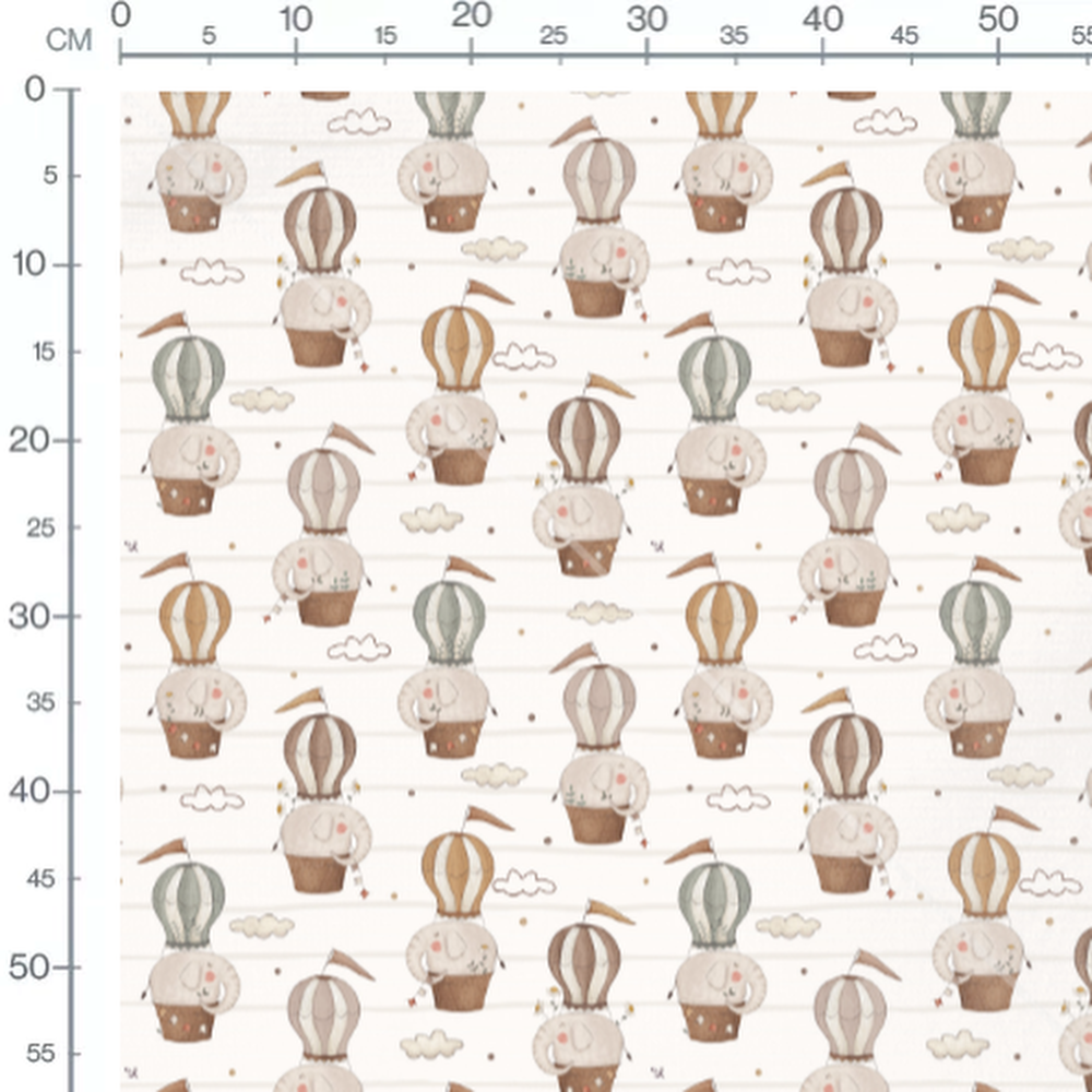 Tissu - Chaussettes grises et étoiles