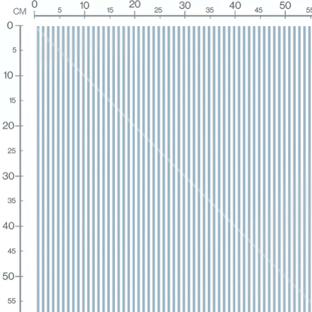 Tissu - Rayures bleues sur fond blanc