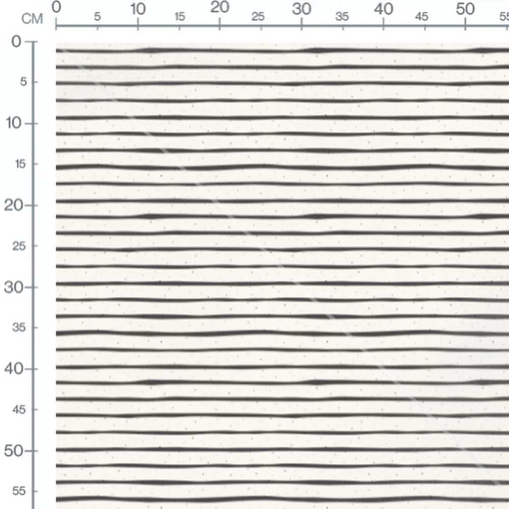 Tissu - Rayures noires irrégulières
