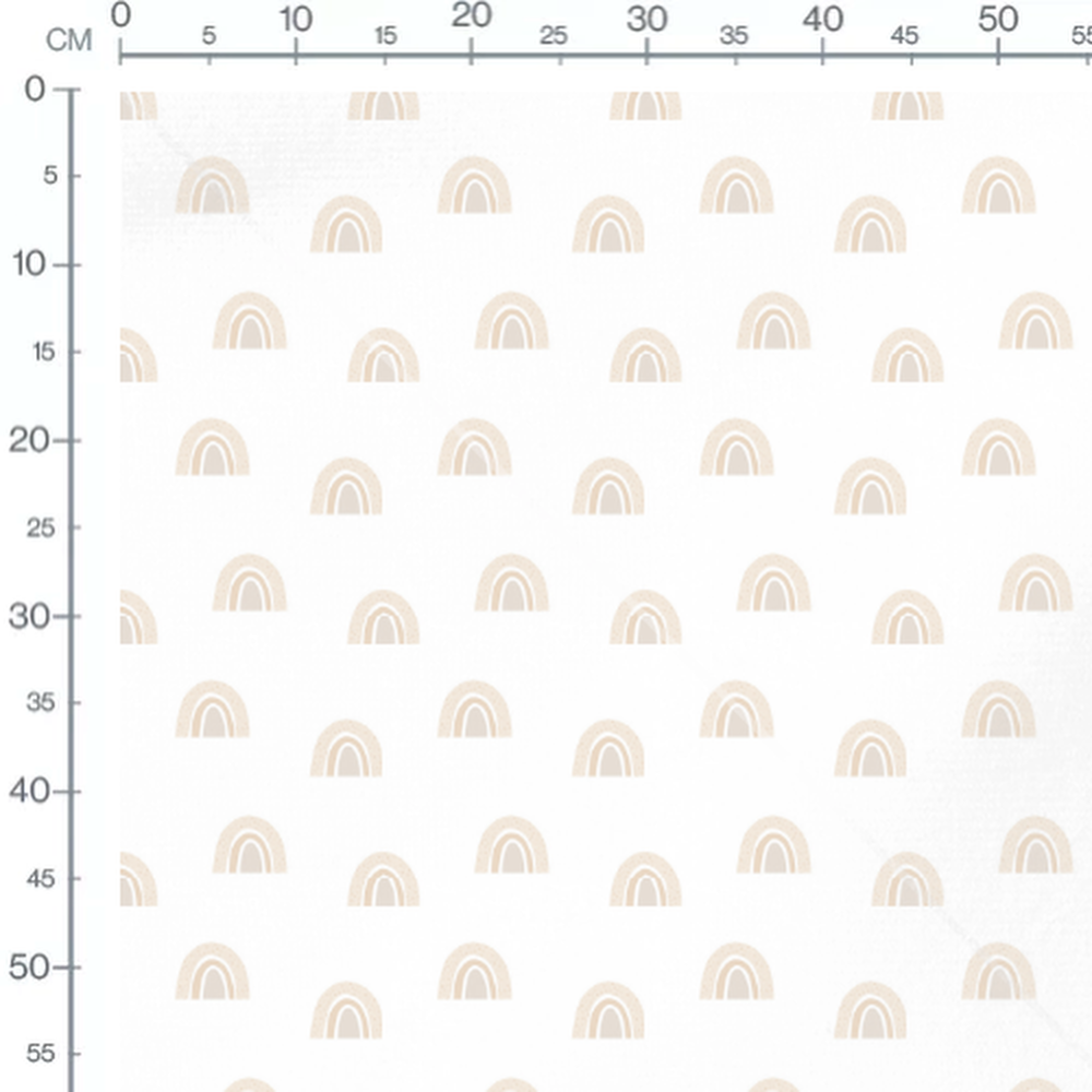 Tissu - Arcs beiges à motifs discrets