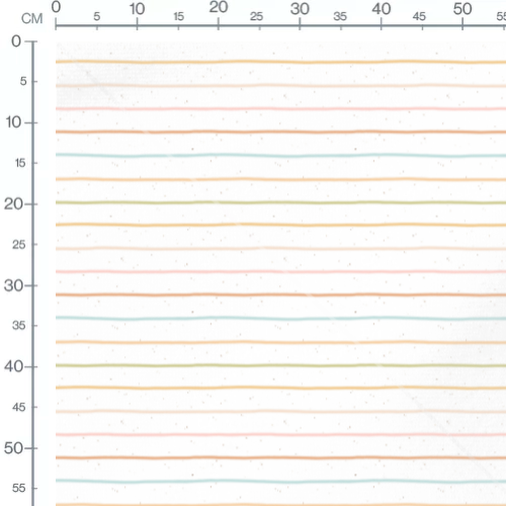 Tissu - Rayures pastel sur blanc
