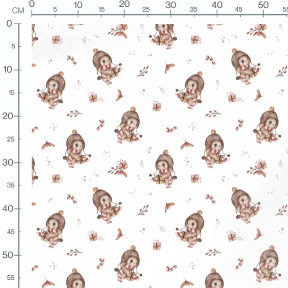 Tissu - Enfants et cadeaux de Noël