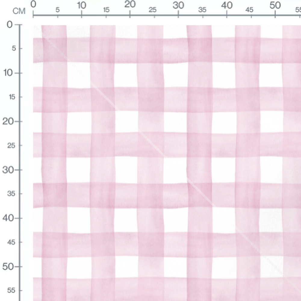 Tissu - Carreaux rose pastel