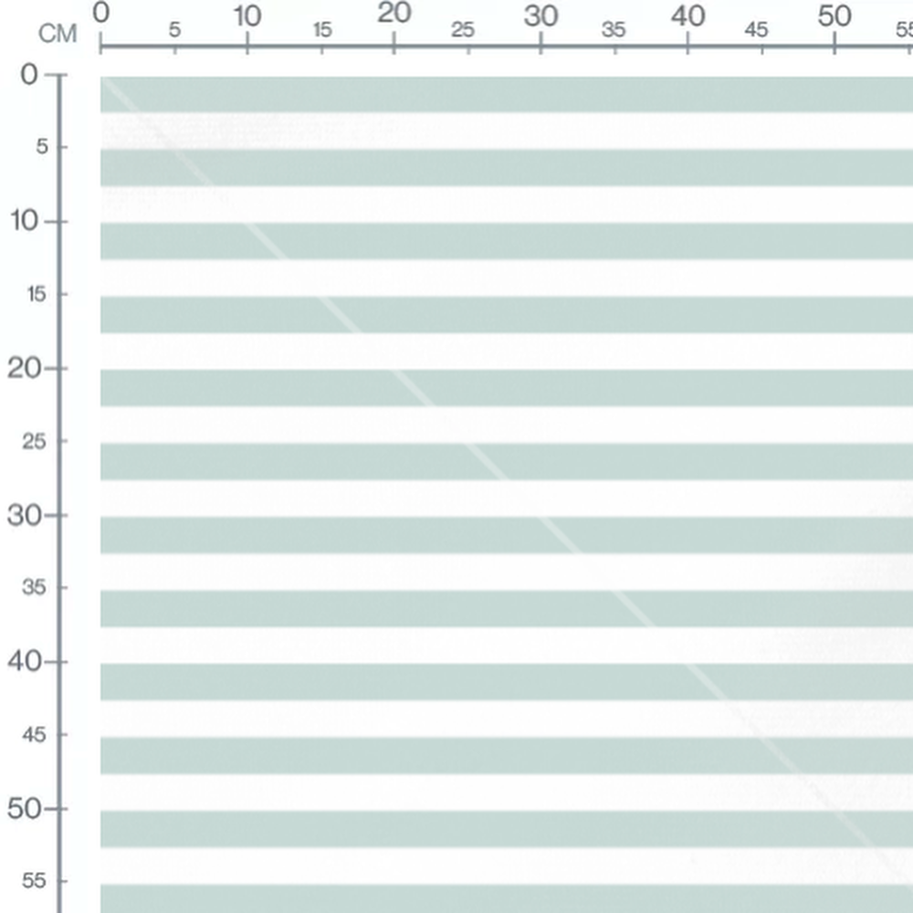 Tissu - Rayures horizontales vert menthe