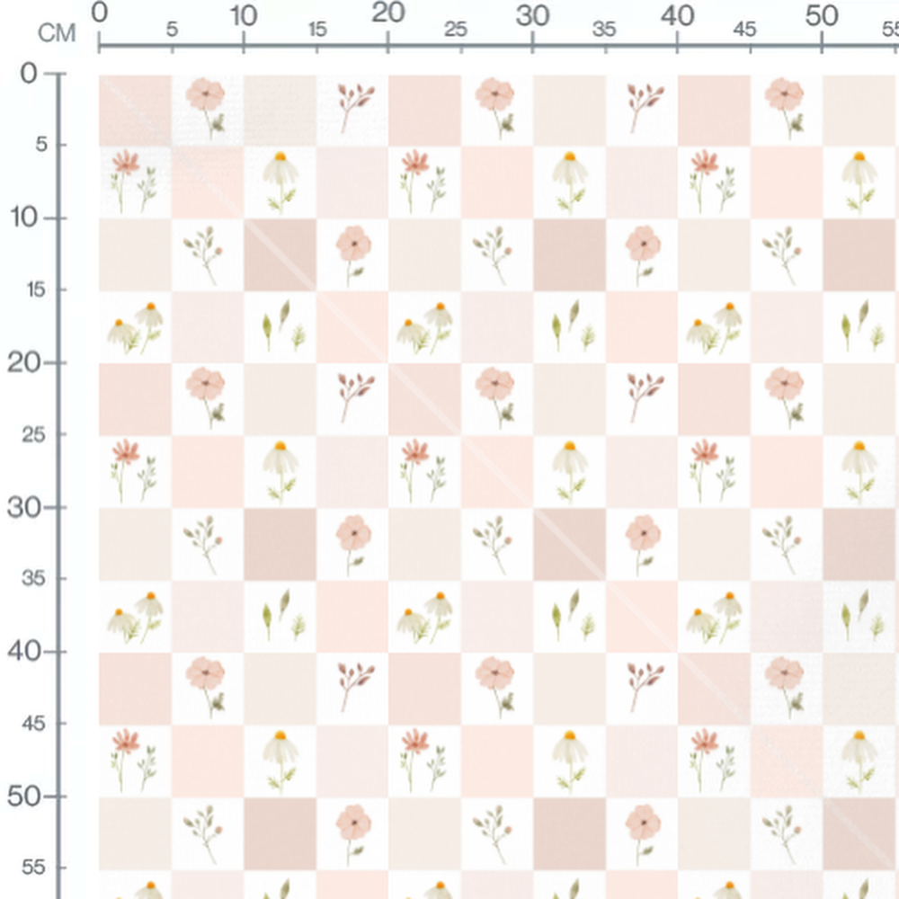 Tissu - Ours et oiseaux sur fond beige