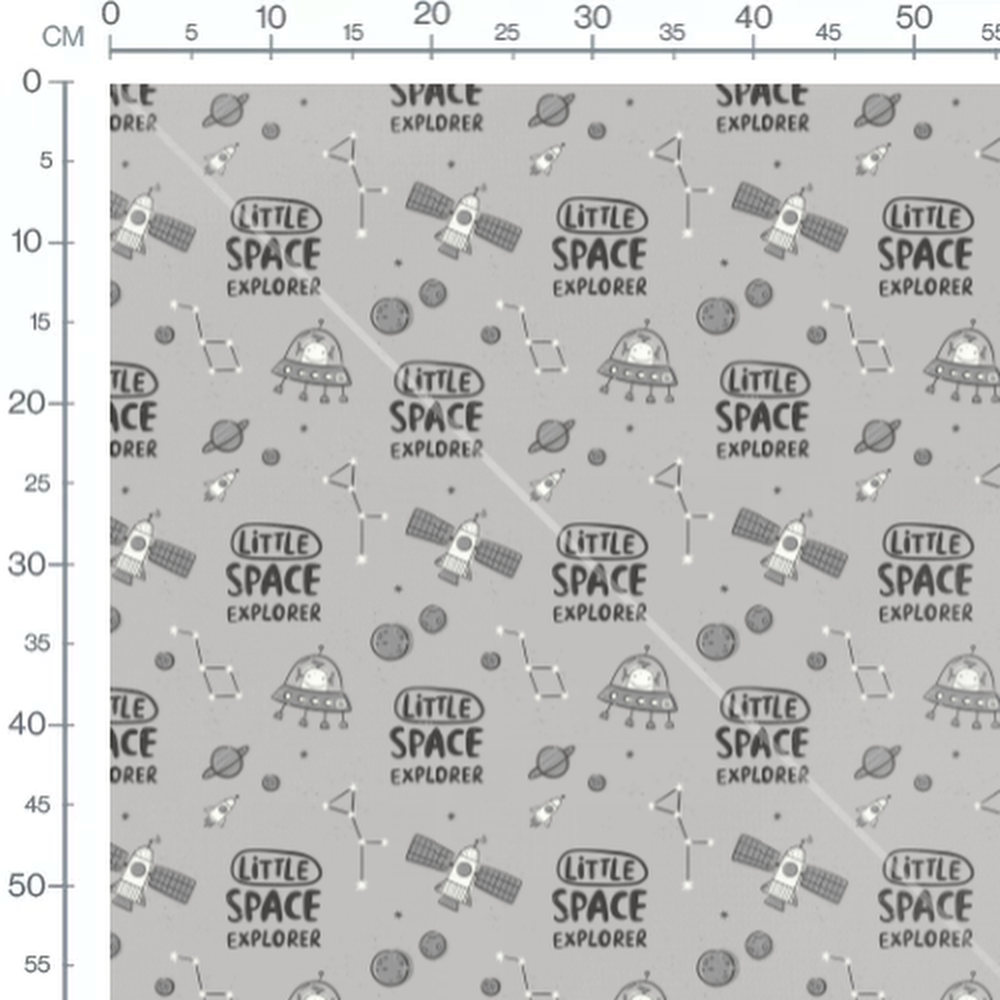 Tissu - Cercles et motifs beige