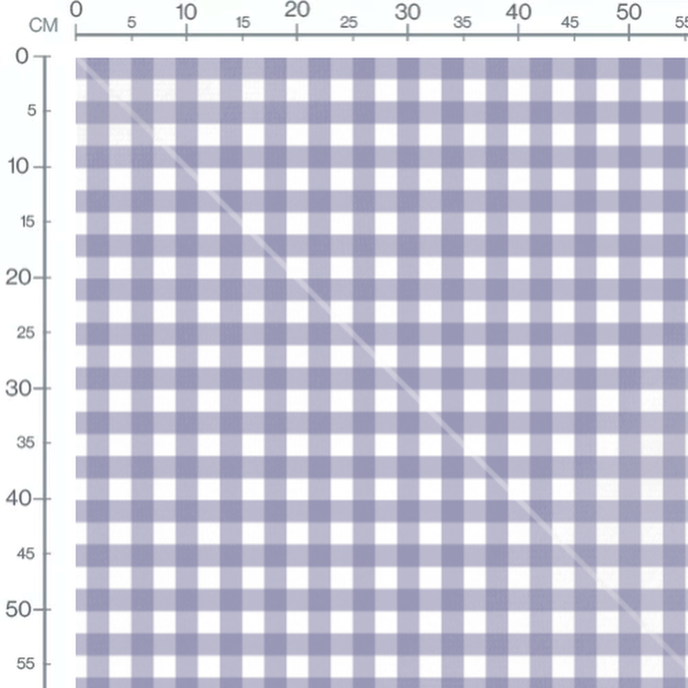 Tissu - Carreaux réguliers violet-blanc