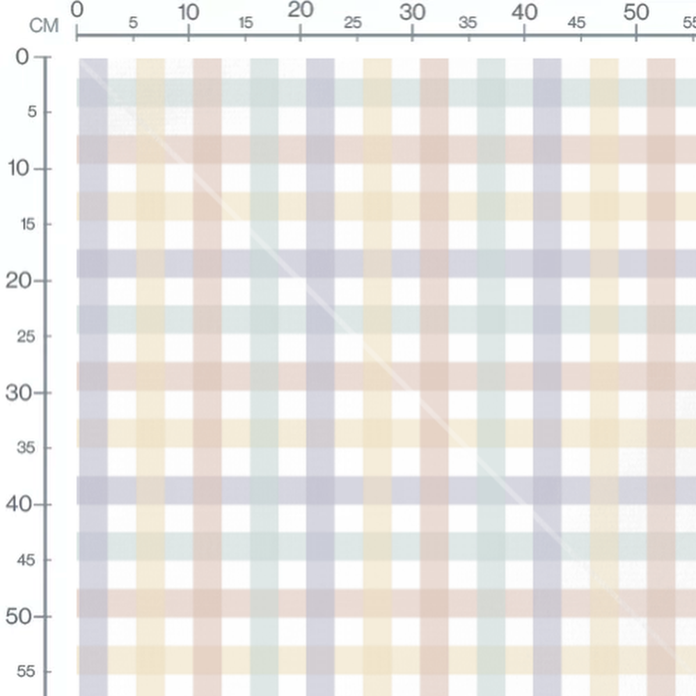 Tissu - Carreaux bleu et pastel doux