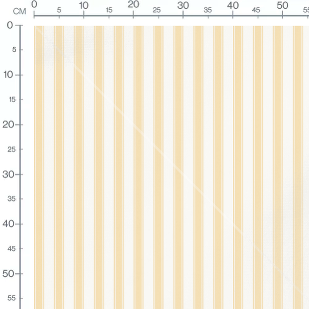 Tissu - Rayures beige sur blanc