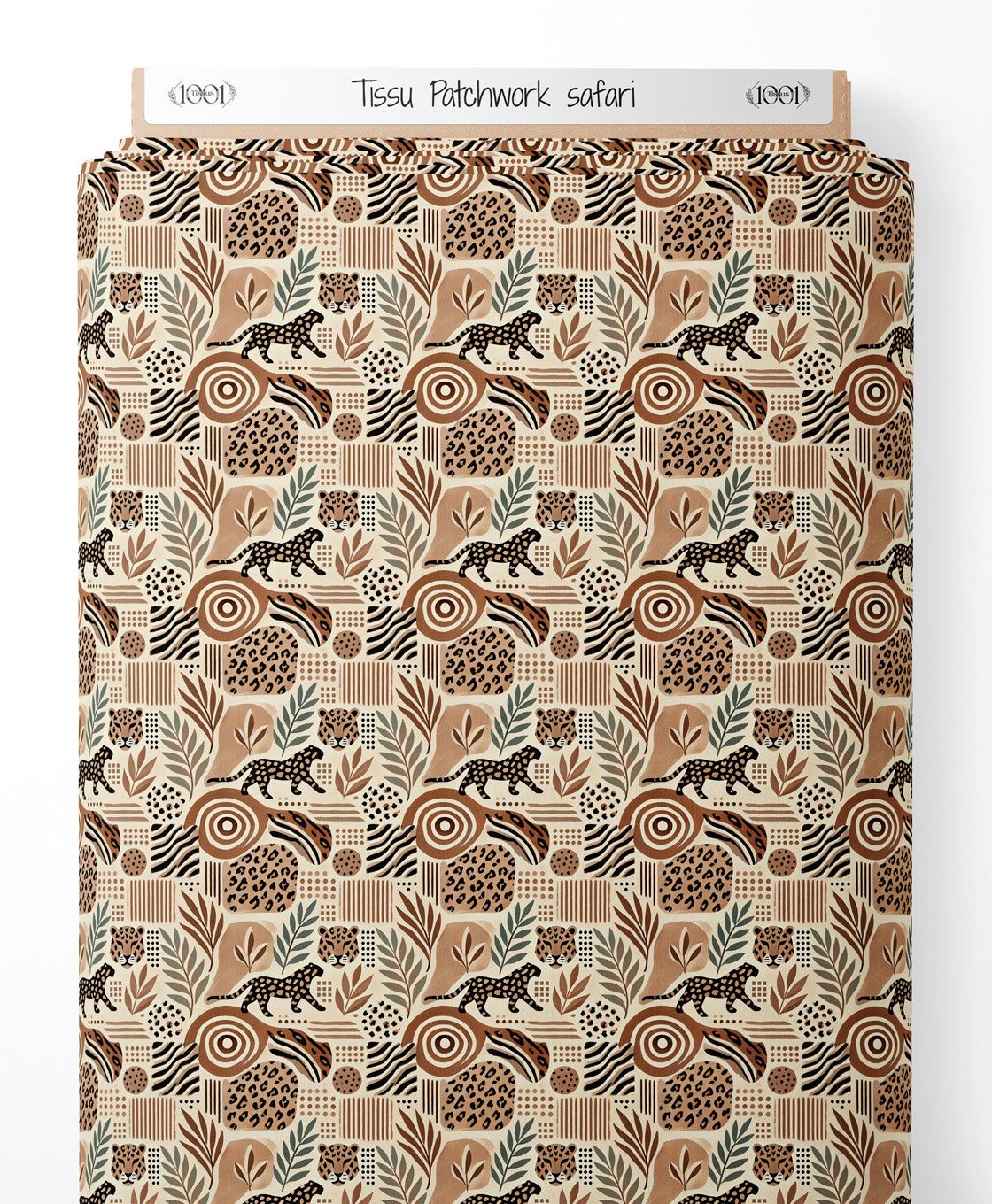Tissu - Patchwork safari