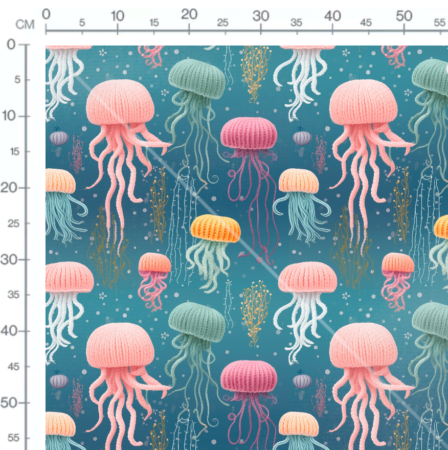 Tissu - 3D Meduses