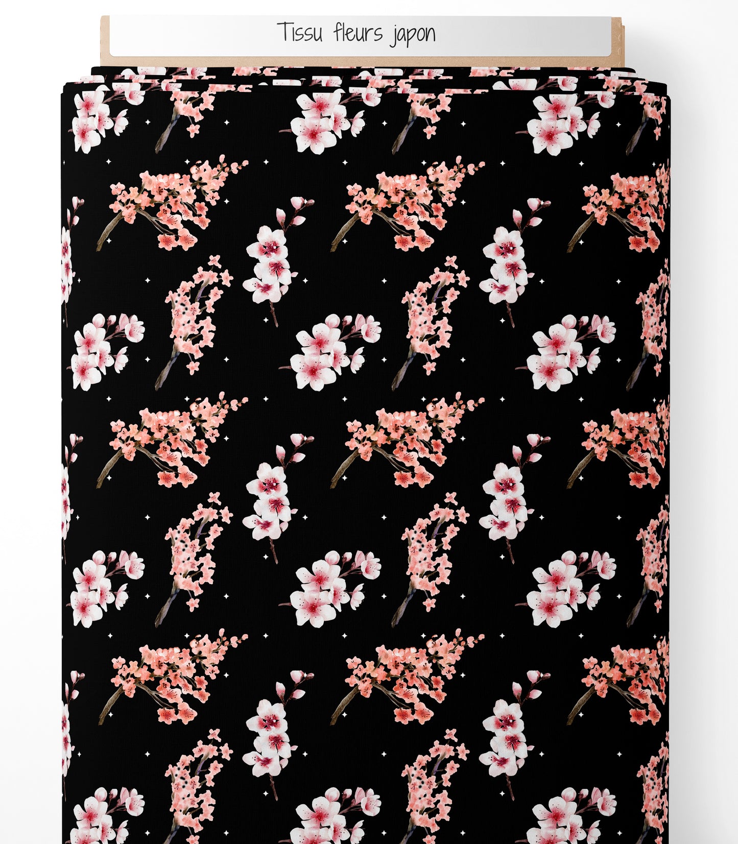 Tissu - Fleurs du Japon