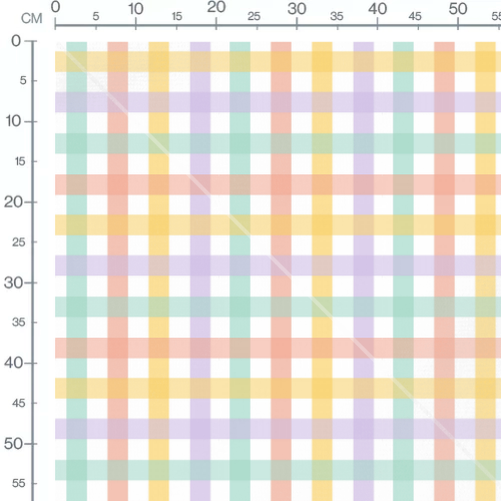 Tissu - Carreaux pastel multicolores