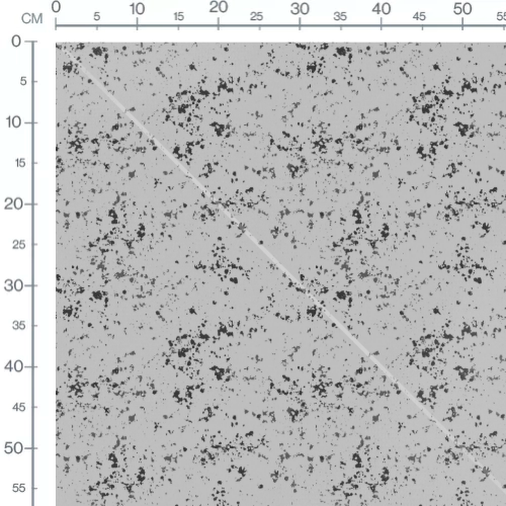 Tissu - Motif marbré noir et gris