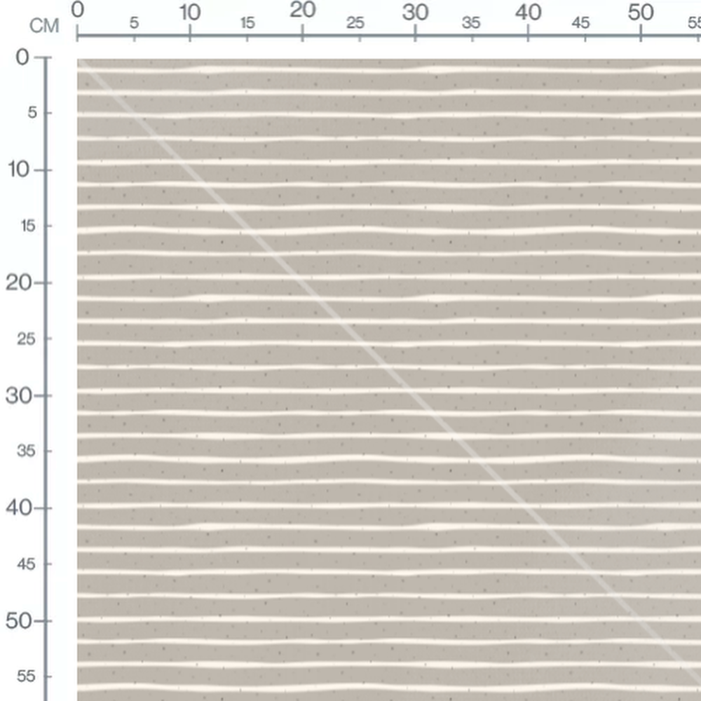 Tissu - Rayures irrégulières grises