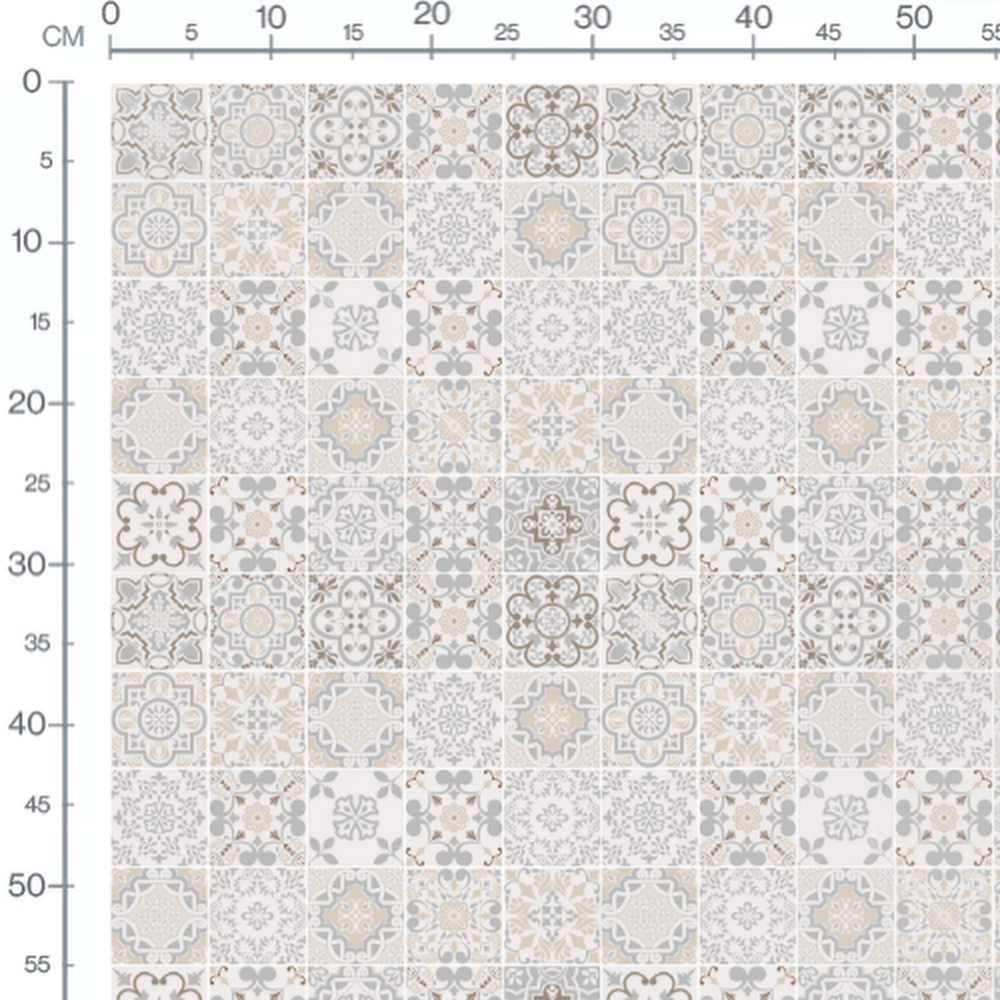 Tissu - Harmonie géométrique douce