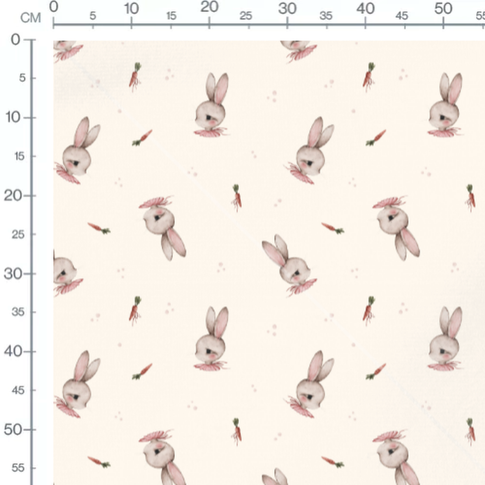 Tissu - Petits citrons sur fond blanc
