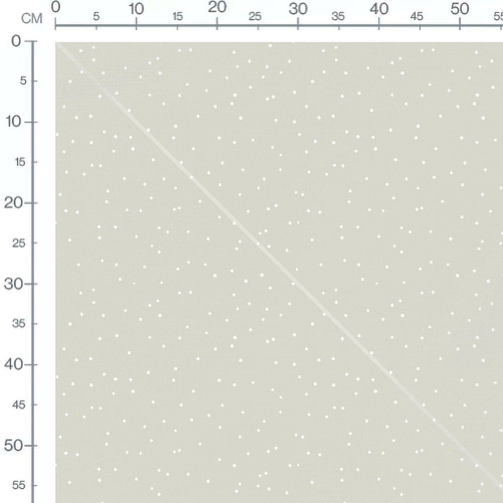 Tissu - Pois blancs sur gris clair