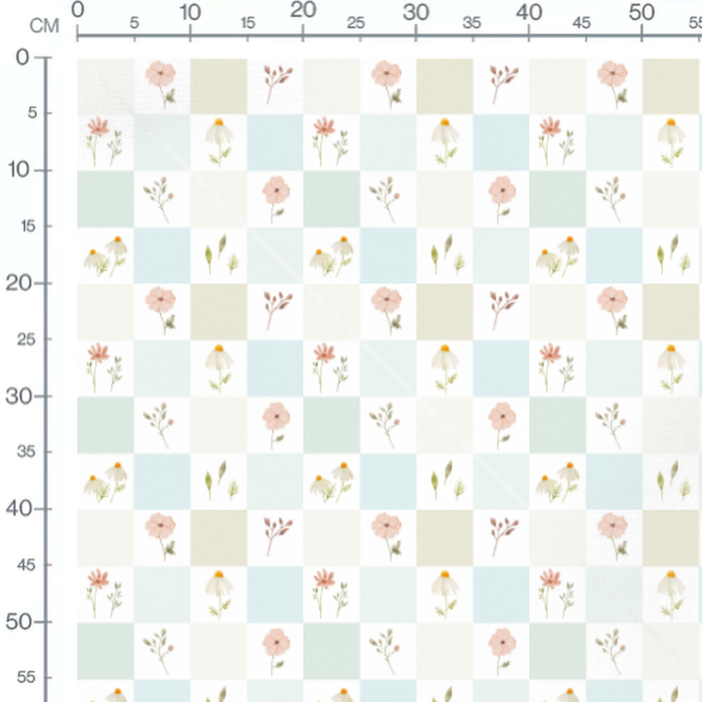 Tissu - Ours et champignons