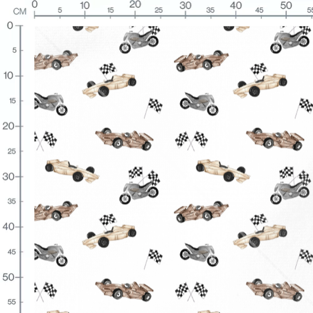 Tissu - Compétition sur fond blanc clair