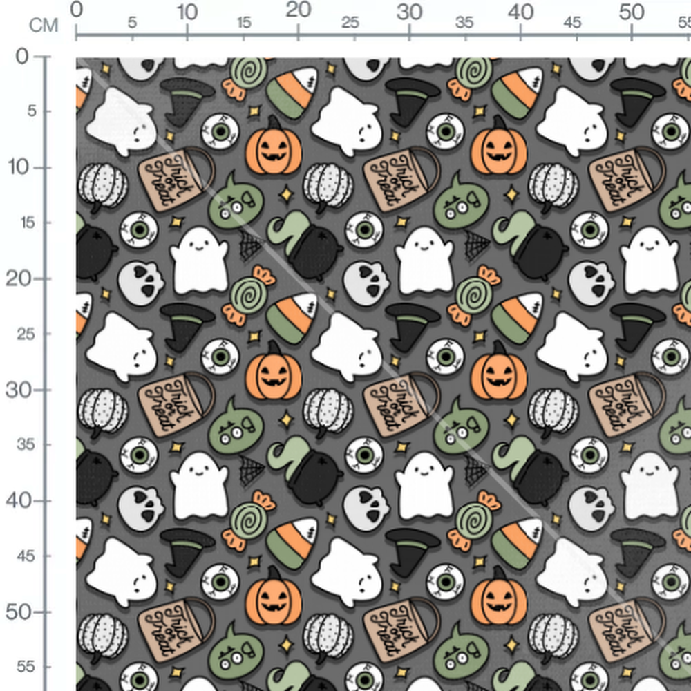 Tissu - Motifs Halloween amusants